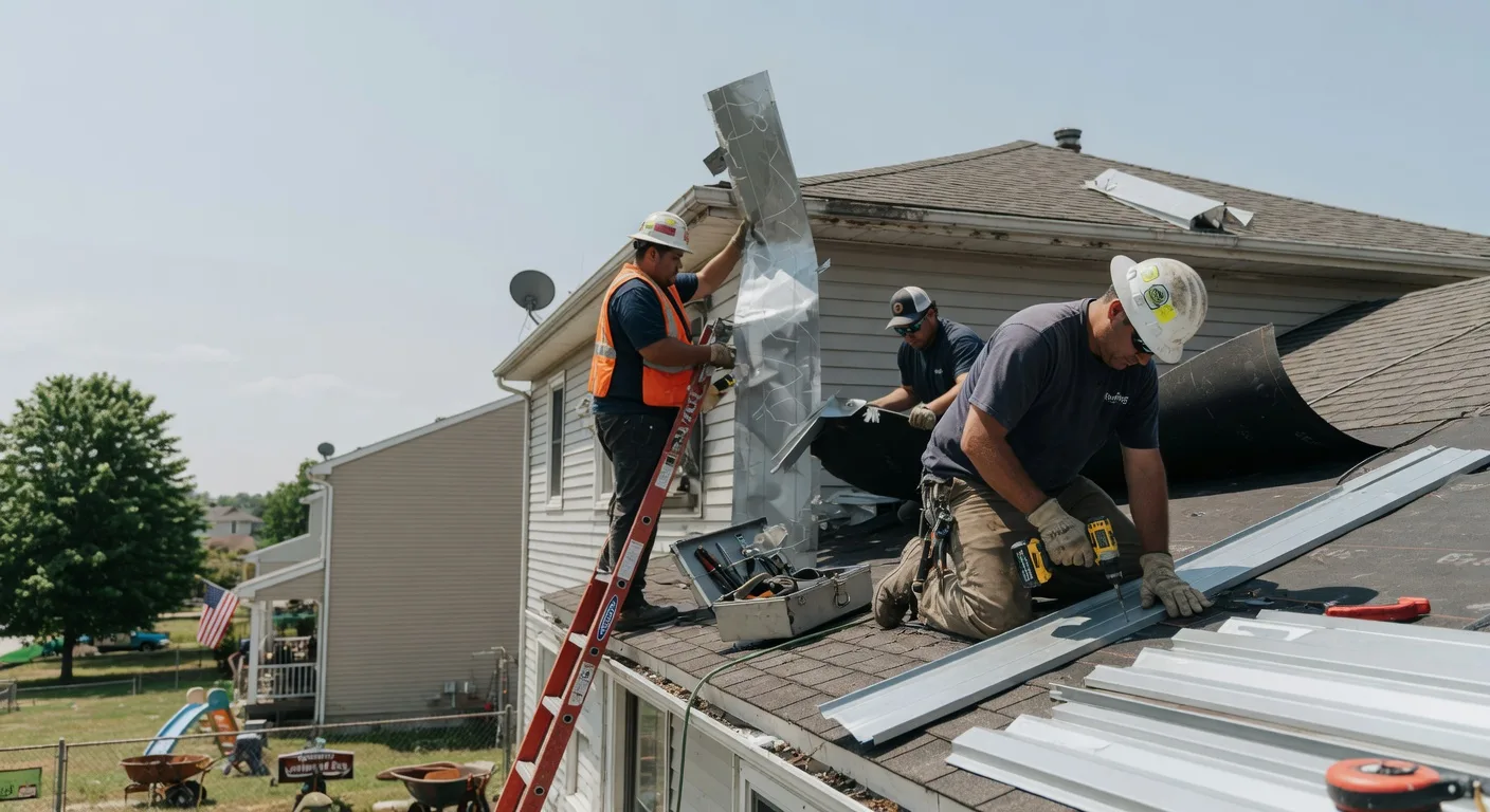 Storm Damage Metal Roof Repair in Bettles Field, AK